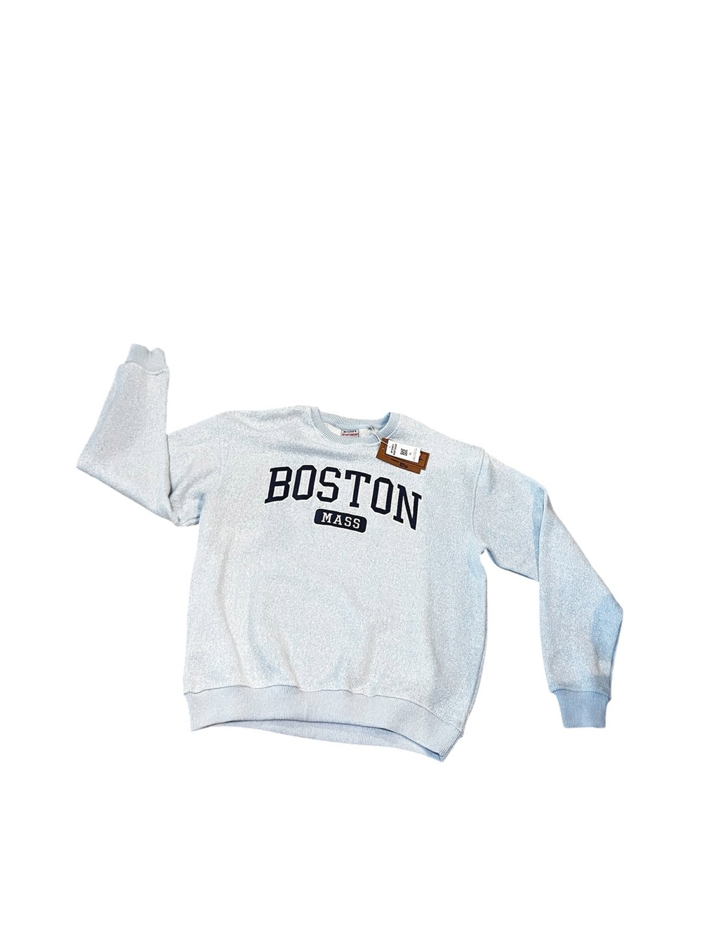 New Ritchie’s Sportswear Light Heather Blue BOSTON Sweatshirt XL Cozy Super Soft - Picture 7 of 7